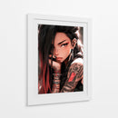 Borde Rojo - Puffy Design | Cuadro decorativo de Canvas Lab