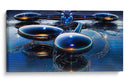 Discos flotantes - Caperh | Cuadro decorativo de Canvas Lab
