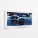 Discos flotantes - Caperh | Cuadro decorativo de Canvas Lab