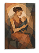 Mamá con bebé en brazos - Caperh | Cuadro decorativo de Canvas Lab