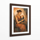 Mamá con bebé en brazos - Caperh | Cuadro decorativo de Canvas Lab