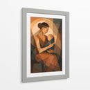 Mamá con bebé en brazos - Caperh | Cuadro decorativo de Canvas Lab