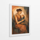 Mamá con bebé en brazos - Caperh | Cuadro decorativo de Canvas Lab