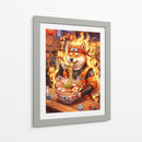 Guerrero Ramen - Puffy Design | Cuadro decorativo de Canvas Lab