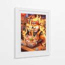 Guerrero Ramen - Puffy Design | Cuadro decorativo de Canvas Lab