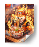 Guerrero Ramen - Puffy Design | Cuadro decorativo de Canvas Lab