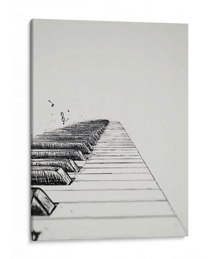 Piano lateral - DIEGO D L | Cuadro decorativo de Canvas Lab