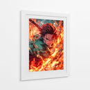 Voluntad Ardiente - Puffy Design | Cuadro decorativo de Canvas Lab