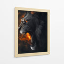 Rugido de Infierno - Puffy Design | Cuadro decorativo de Canvas Lab