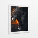 Rugido de Infierno - Puffy Design | Cuadro decorativo de Canvas Lab