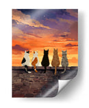 Susurros del Ocaso - Puffy Design | Cuadro decorativo de Canvas Lab