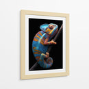 Reptil de Neón - Puffy Design | Cuadro decorativo de Canvas Lab