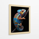 Reptil de Neón - Puffy Design | Cuadro decorativo de Canvas Lab