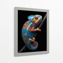 Reptil de Neón - Puffy Design | Cuadro decorativo de Canvas Lab