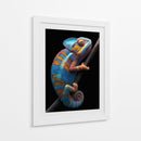 Reptil de Neón - Puffy Design | Cuadro decorativo de Canvas Lab