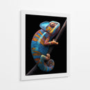 Reptil de Neón - Puffy Design | Cuadro decorativo de Canvas Lab