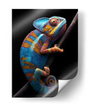 Reptil de Neón - Puffy Design | Cuadro decorativo de Canvas Lab