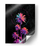 Palmeras de Medianoche - Puffy Design | Cuadro decorativo de Canvas Lab