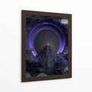 Erupción Violeta - Puffy Design | Cuadro decorativo de Canvas Lab