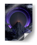 Erupción Violeta - Puffy Design | Cuadro decorativo de Canvas Lab