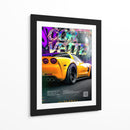 Velocidad Retro - Puffy Design | Cuadro decorativo de Canvas Lab