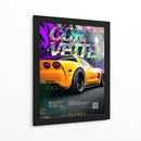 Velocidad Retro - Puffy Design | Cuadro decorativo de Canvas Lab