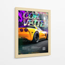 Velocidad Retro - Puffy Design | Cuadro decorativo de Canvas Lab