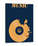 Ecos de Vinilo - Puffy Design | Cuadro decorativo de Canvas Lab