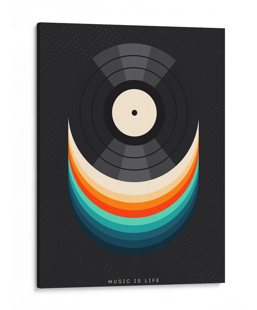 Latidos Radiantes - Puffy Design | Cuadro decorativo de Canvas Lab