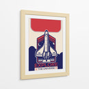Rumbo al Cosmos - Puffy Design | Cuadro decorativo de Canvas Lab