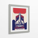 Rumbo al Cosmos - Puffy Design | Cuadro decorativo de Canvas Lab