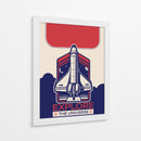 Rumbo al Cosmos - Puffy Design | Cuadro decorativo de Canvas Lab