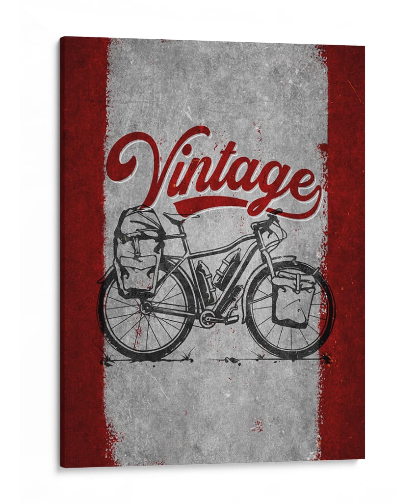 Viaje Retro - Puffy Design | Cuadro decorativo de Canvas Lab