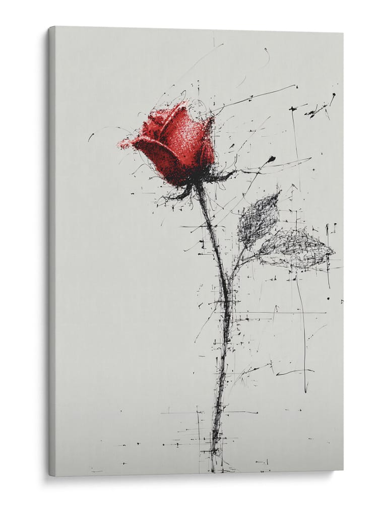 Rosas - DIEGO D L | Cuadro decorativo de Canvas Lab