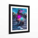 Neon Vibe - Puffy Design | Cuadro decorativo de Canvas Lab
