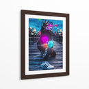 Neon Vibe - Puffy Design | Cuadro decorativo de Canvas Lab