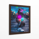 Neon Vibe - Puffy Design | Cuadro decorativo de Canvas Lab