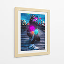 Neon Vibe - Puffy Design | Cuadro decorativo de Canvas Lab