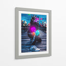 Neon Vibe - Puffy Design | Cuadro decorativo de Canvas Lab