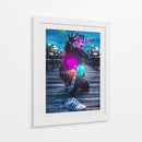 Neon Vibe - Puffy Design | Cuadro decorativo de Canvas Lab