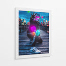 Neon Vibe - Puffy Design | Cuadro decorativo de Canvas Lab