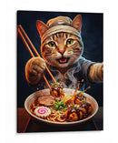 Maestro del Ramen - Puffy Design | Cuadro decorativo de Canvas Lab