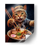 Maestro del Ramen - Puffy Design | Cuadro decorativo de Canvas Lab