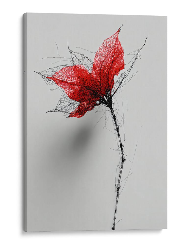 Boceto floral - DIEGO D L | Cuadro decorativo de Canvas Lab