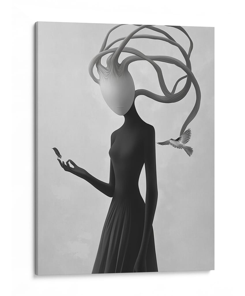 Susurros Silenciosos - Puffy Design | Cuadro decorativo de Canvas Lab