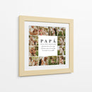 Papá - Cuadro personalizado