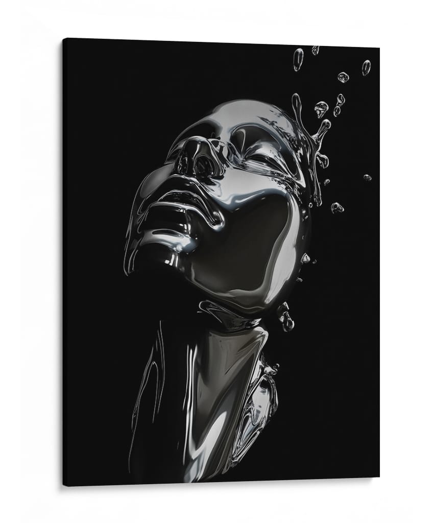 Obsidiana Líquida - Puffy Design | Cuadro decorativo de Canvas Lab