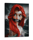 Sirena Silenciada - Puffy Design | Cuadro decorativo de Canvas Lab