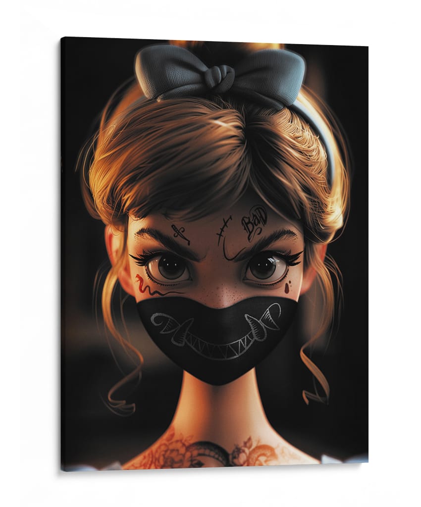 Cenicienta Rebelde  - Puffy Design | Cuadro decorativo de Canvas Lab
