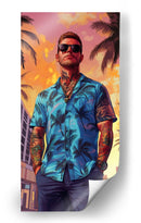 Costa Linda - Puffy Design | Cuadro decorativo de Canvas Lab